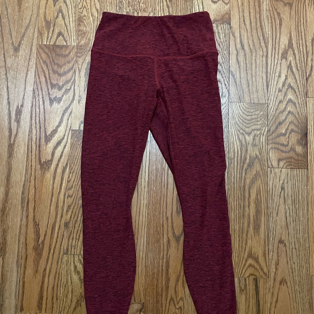 Red leggings super flattering, size xs/small